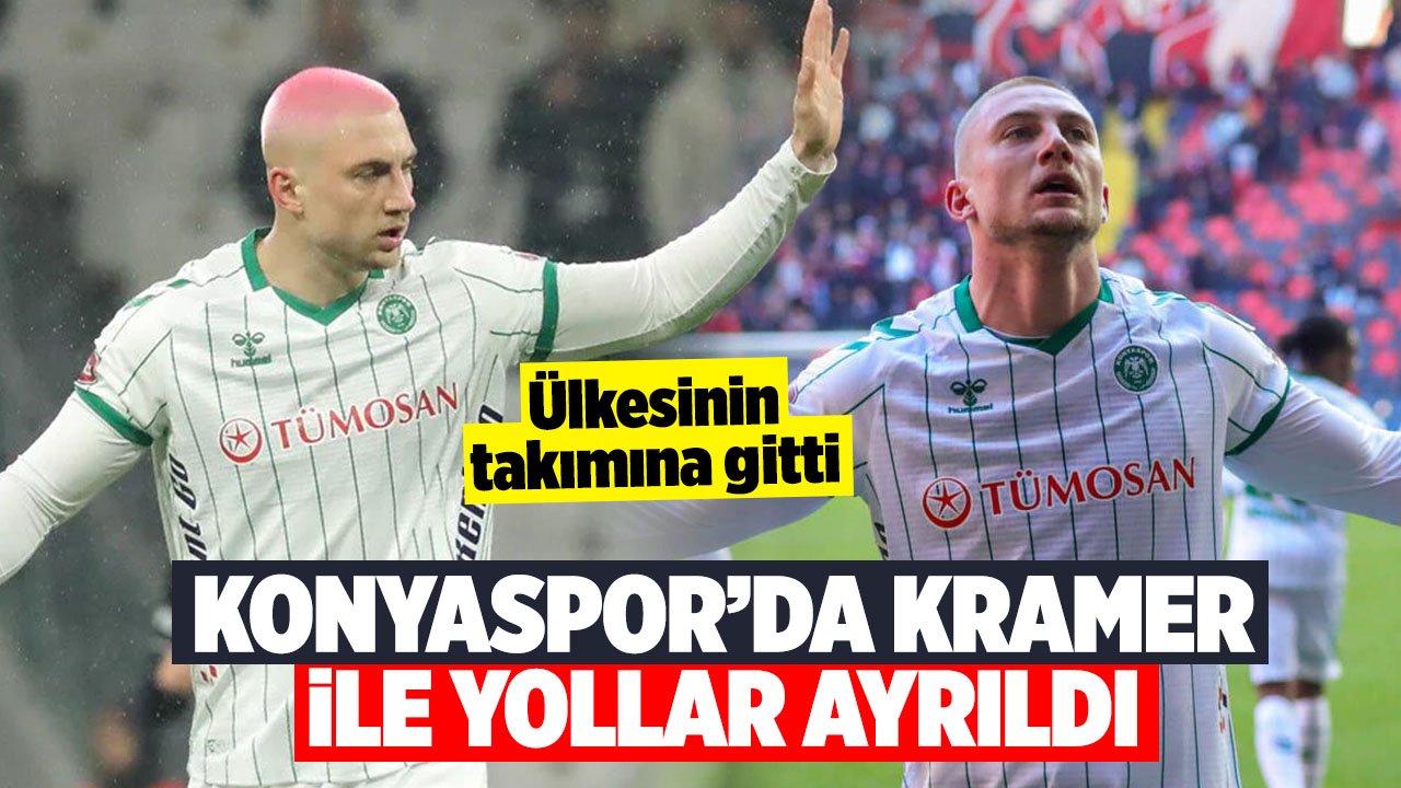 Konyaspor'da Kramer dönemi sona erdi