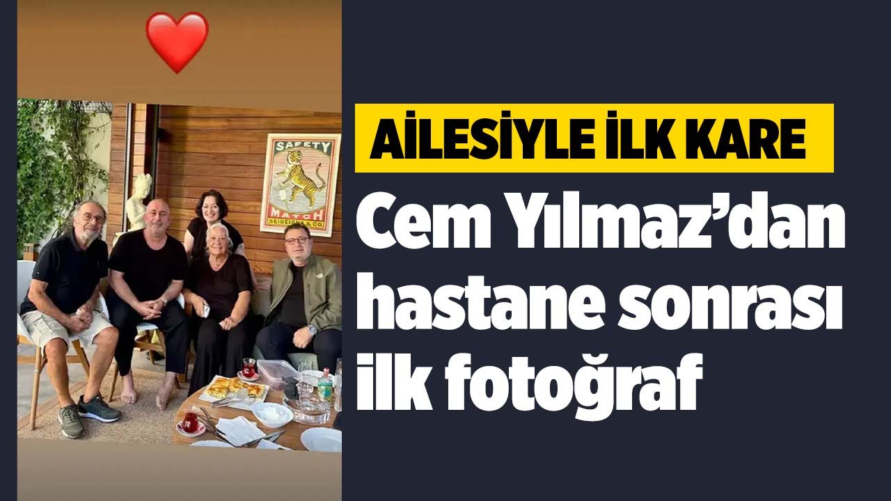 Cem Yılmaz'dan Hastane Sonrası İlk Görüntü