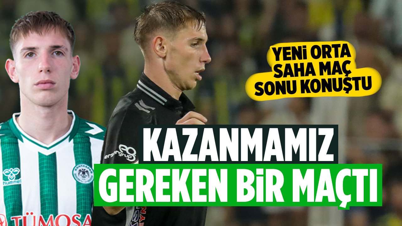 Konyaspor'un genç orta sahası umut verdi