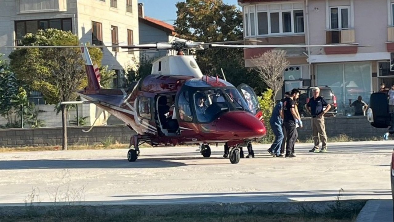 Kalp krizi geçiren hasta, hava ambulansıyla Konya'ya sevk edildi!