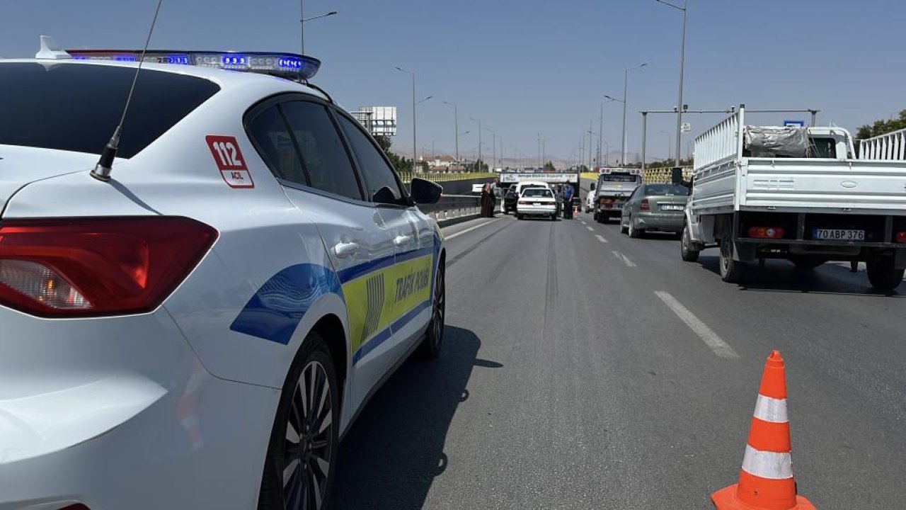 Konya’da zincirleme kaza! 6 araç birbirine girdi