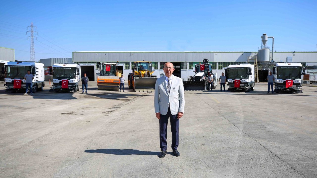 Meram’da Hizmet Gücü Artıyor! 105 Milyon Liralık Yatırımla 7 Yeni İş Makinesi Alındı