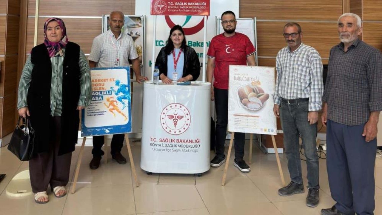 Konya’da tarlada sağlık seferberliği! Bebek ve gebeler için ekipler sahaya indi
