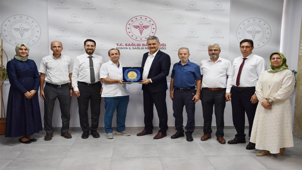 Konya'da Uzm. Dr. Zülkar Aslan’a özverili çalışmaları için teşekkür!