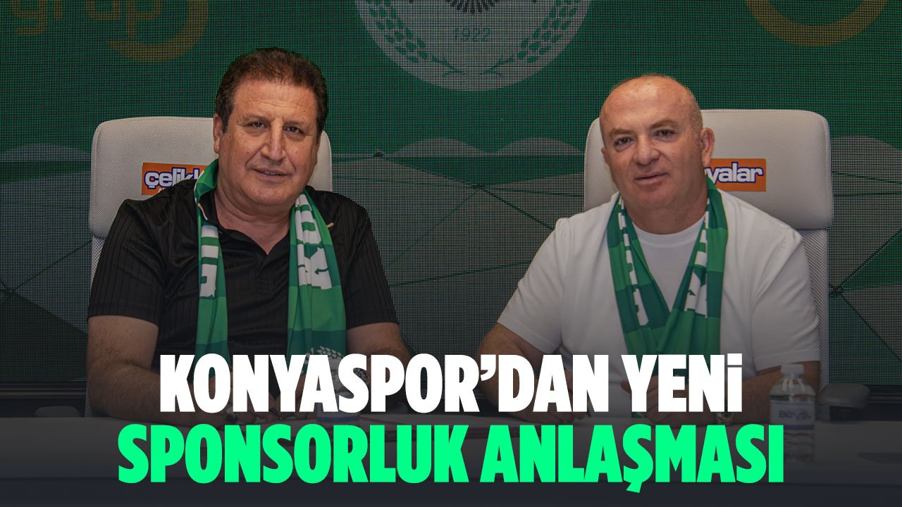 Konyaspor'a yeni sponsor! İmzalar atıldı