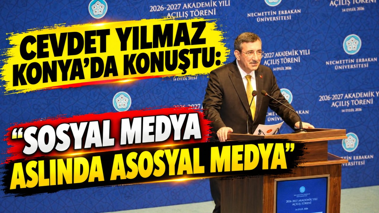 Cevdet Yılmaz Konya’da konuştu: “Sosyal medya aslında asosyal medya”