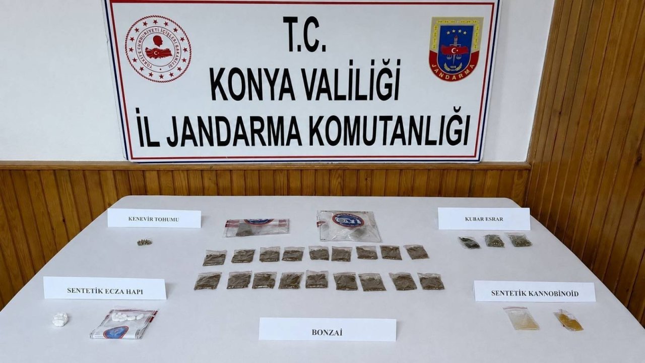 Konya'da jandarmadan uyuşturucu operasyonu: 6 tutuklama!