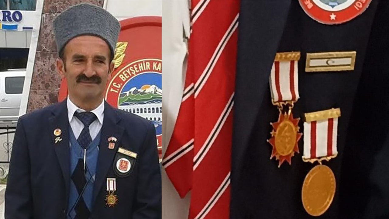 Konya’da Kıbrıs Gazisinin Yüreğini Yakan Olay! Manevi Değeri Büyük Madalyasını Kaybetti