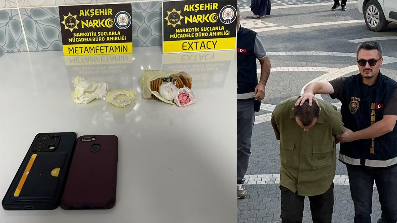 Konya Akşehir'de uyuşturucu operasyonu: 1 şüpheli tutuklandı!