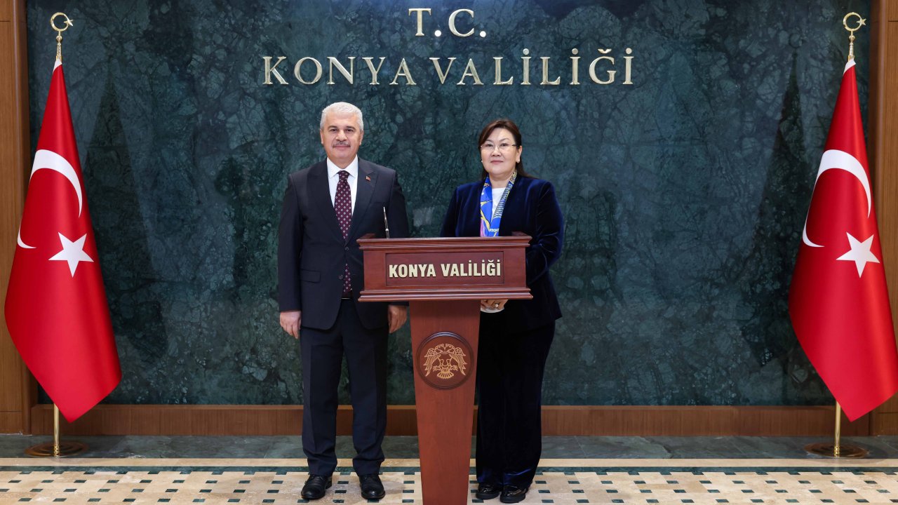 Moğolistan Büyükelçisi’nden Konya Valisi İbrahim Akın’a önemli ziyaret!