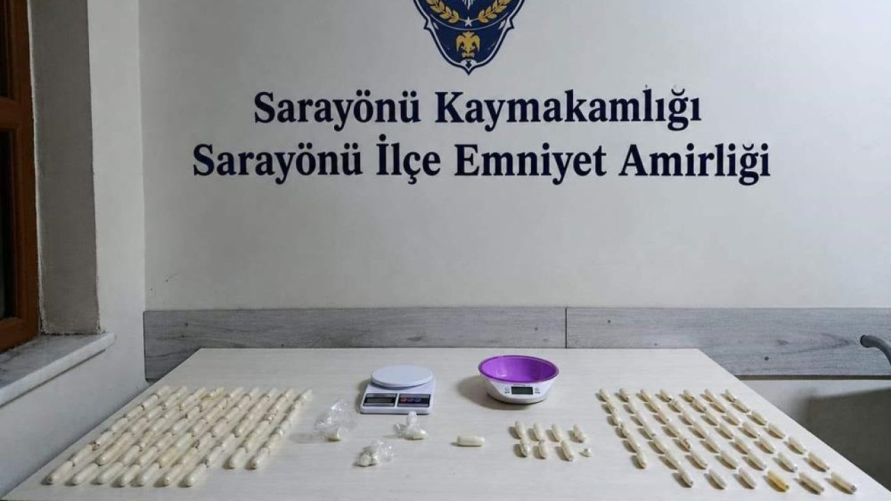 Konya’da uyuşturucu operasyonu: Kapsüller midelerinden çıktı