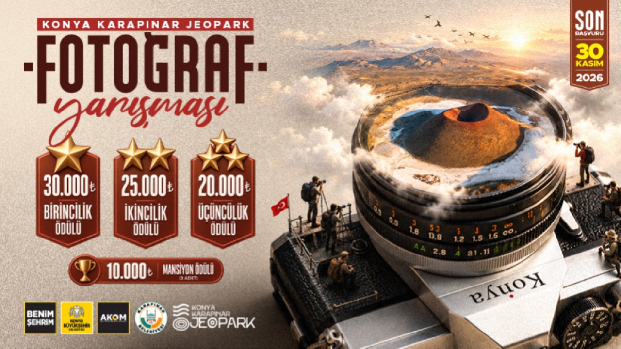 Konya’da fotoğraf tutkunlarını ilgilendiren yarışma! Karapınar Jeoparkı kadraja girecek