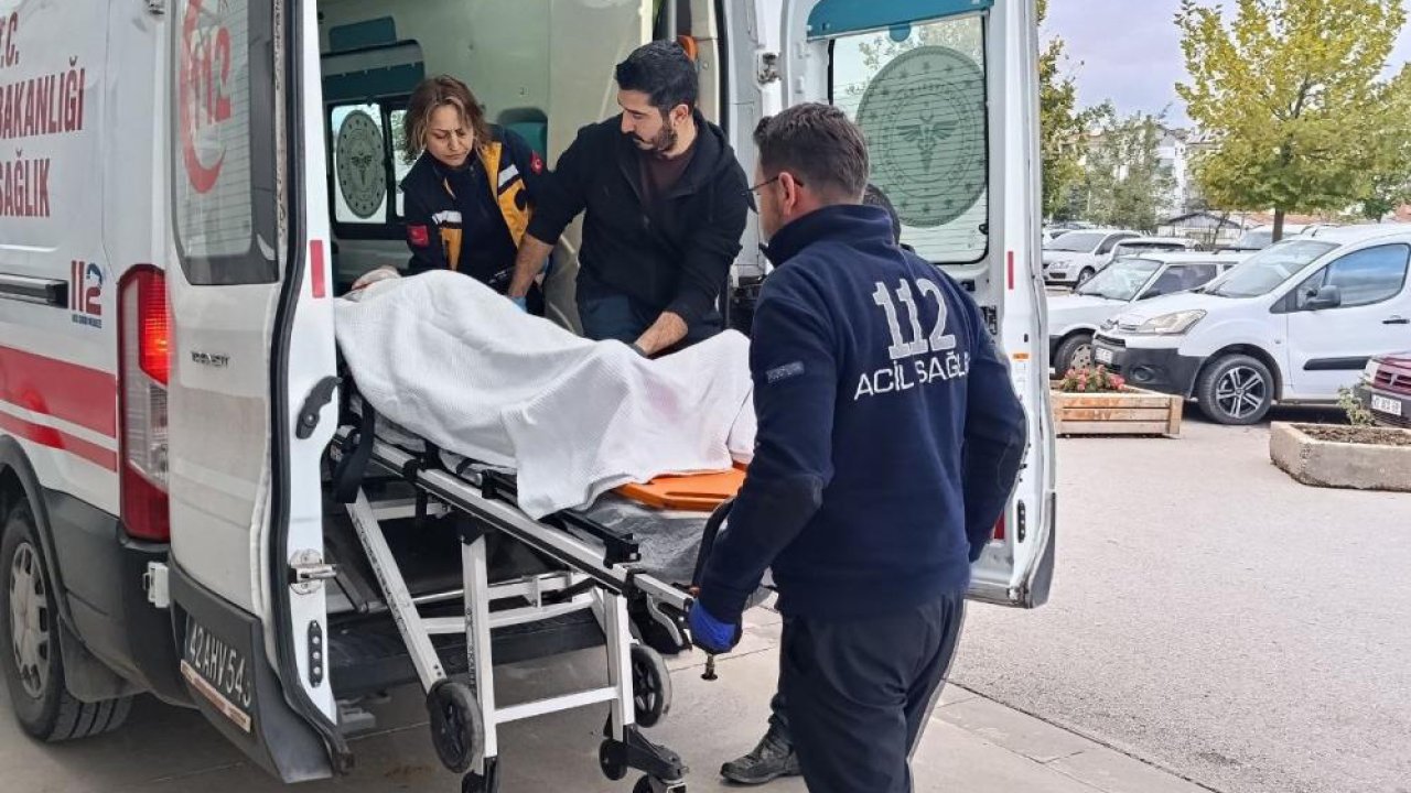 Konya’da kamyon kasasından düşen kişi yaralandı!