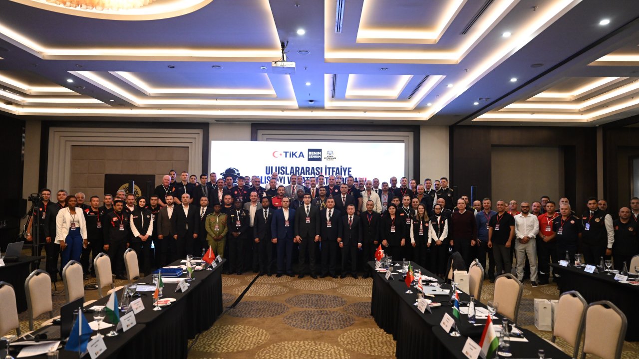 Konya’da 14 Ülkenin Katılımıyla Uluslararası İtfaiye Çalıştayı! Ortak Müdahale İçin Güç Birliği