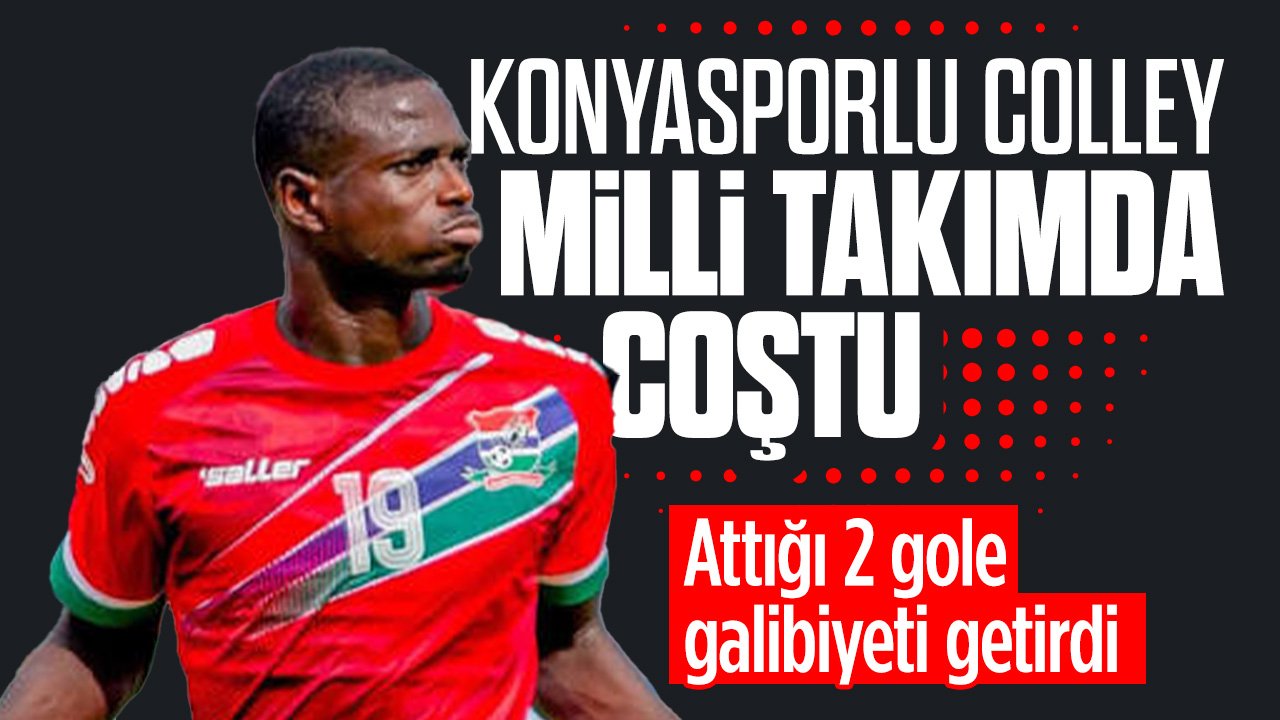 Konyaspor'un kanadı Colley, milli takımına galibiyeti getirdi: 30 dakikada 2 gol