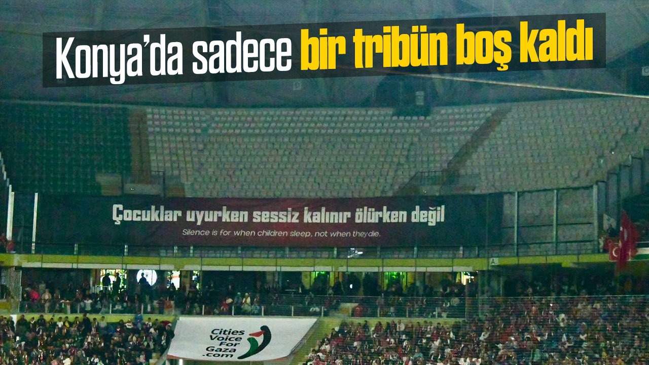 Konya'da tüm stat doldu sadece bir tribün boş kaldı: Altay, nedenini böyle açıkladı