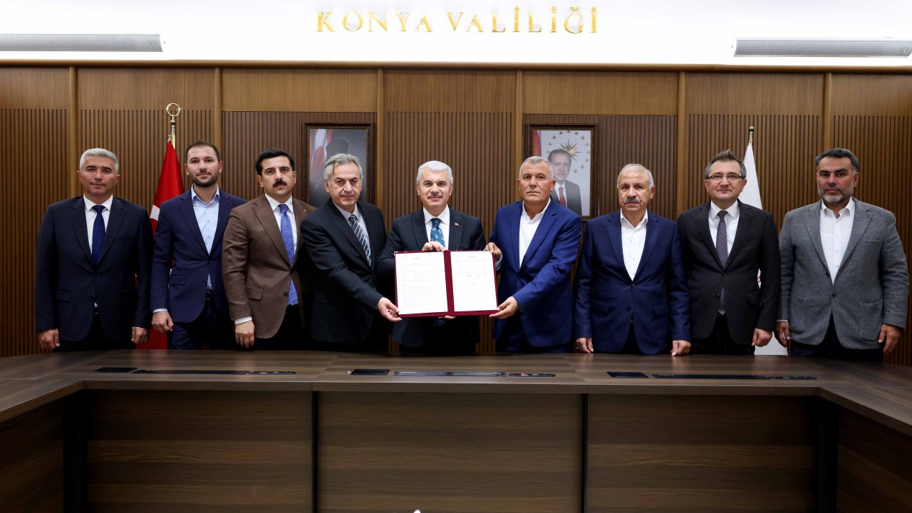 Konya Karapınar’da eğitime hayırsever desteği! 12 derslikli ek okul için protokol imzalandı