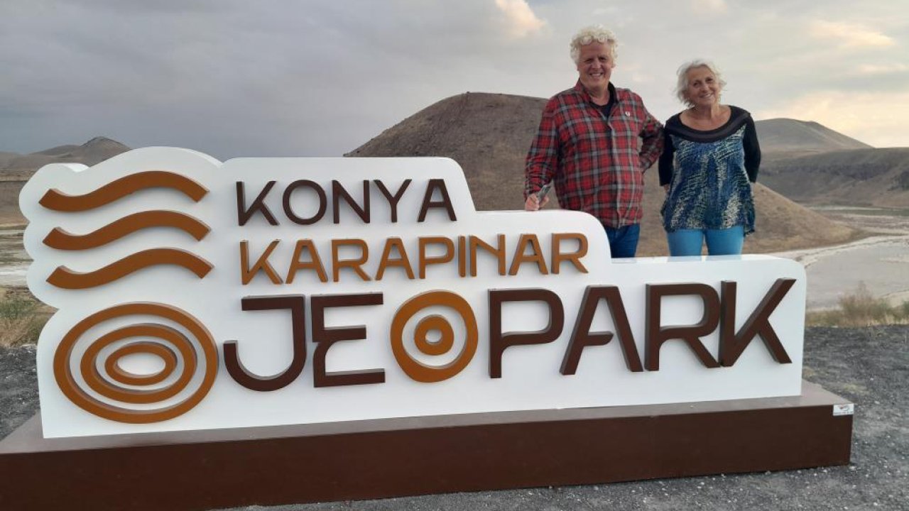 Karavanlarıyla Konya’ya geldiler! Meke Gölü’nde sürpriz