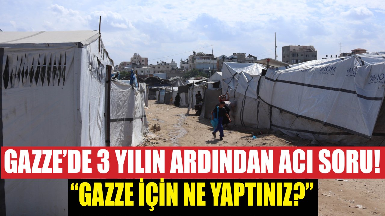 Gazze’de 3 Yılın Ardından Acı Soru! “Gazze İçin Ne Yaptınız?”