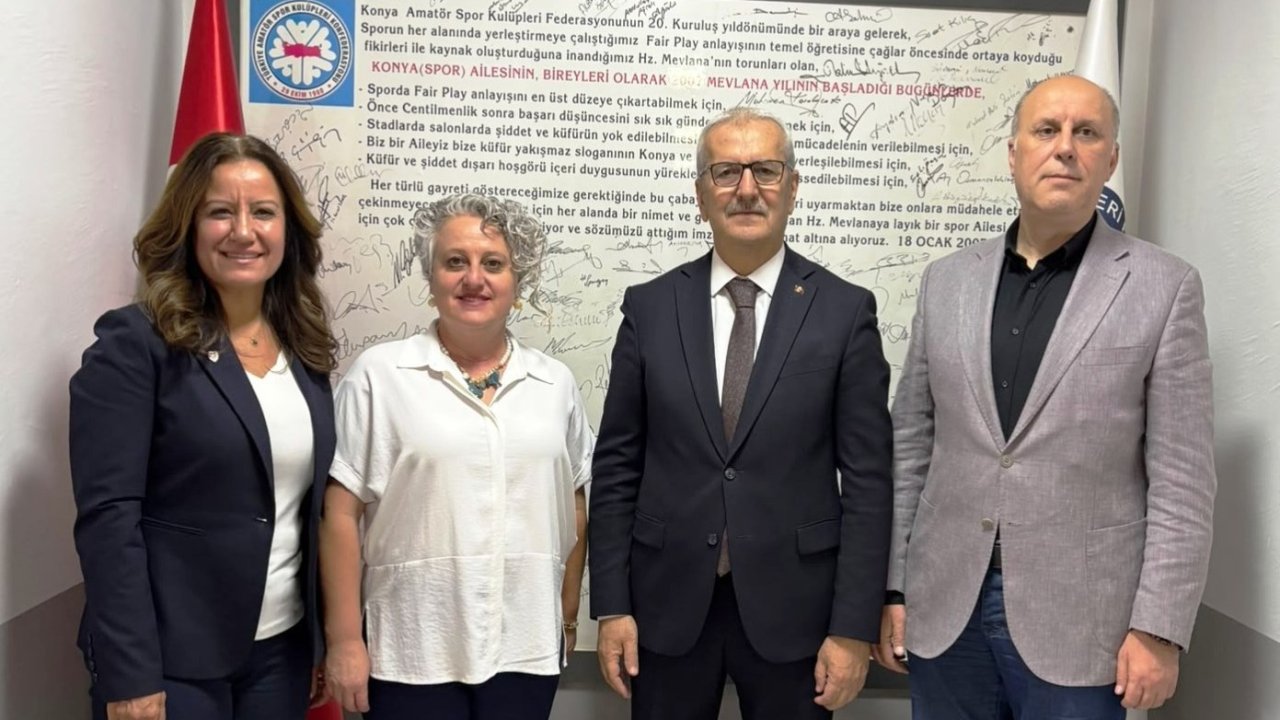Türkiye Bisiklet Federasyonu’ndan Konya ASKF’ye Anlamlı Ziyaret