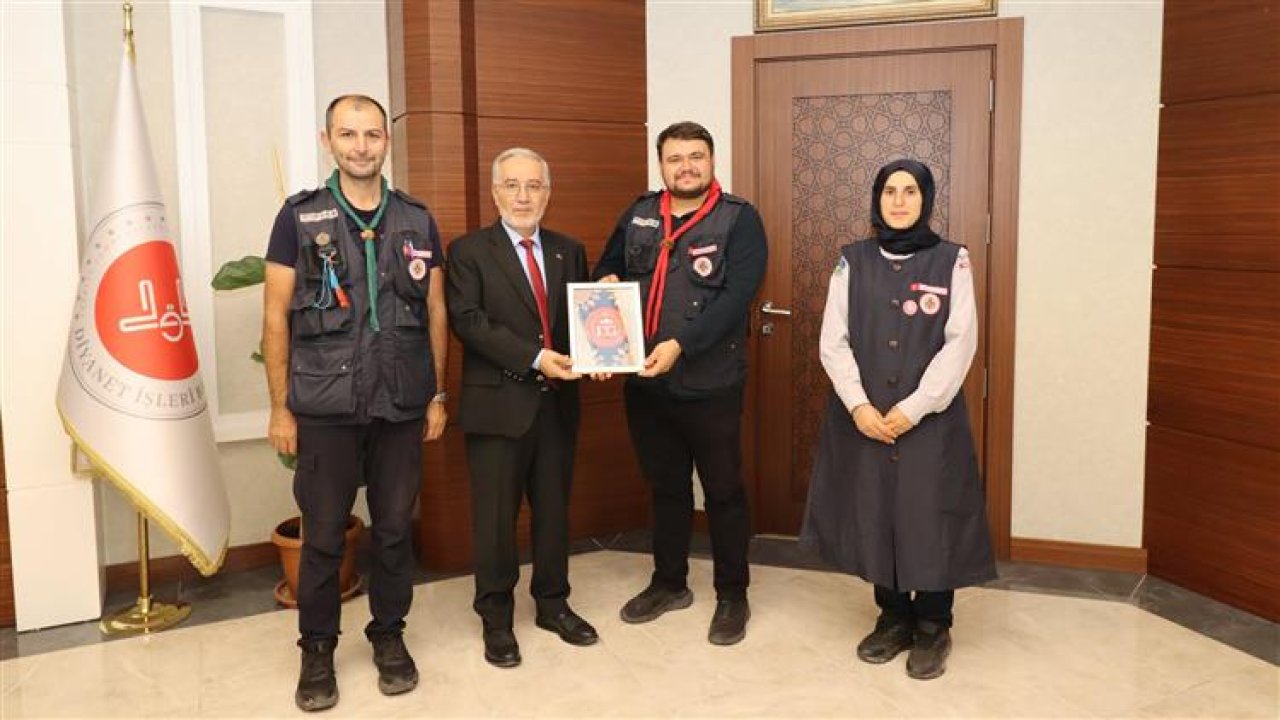 Konya Karatay’da Anlamlı Ziyaret! İzcilik Koordinatörlerinden Müftü Taş’a Ziyaret
