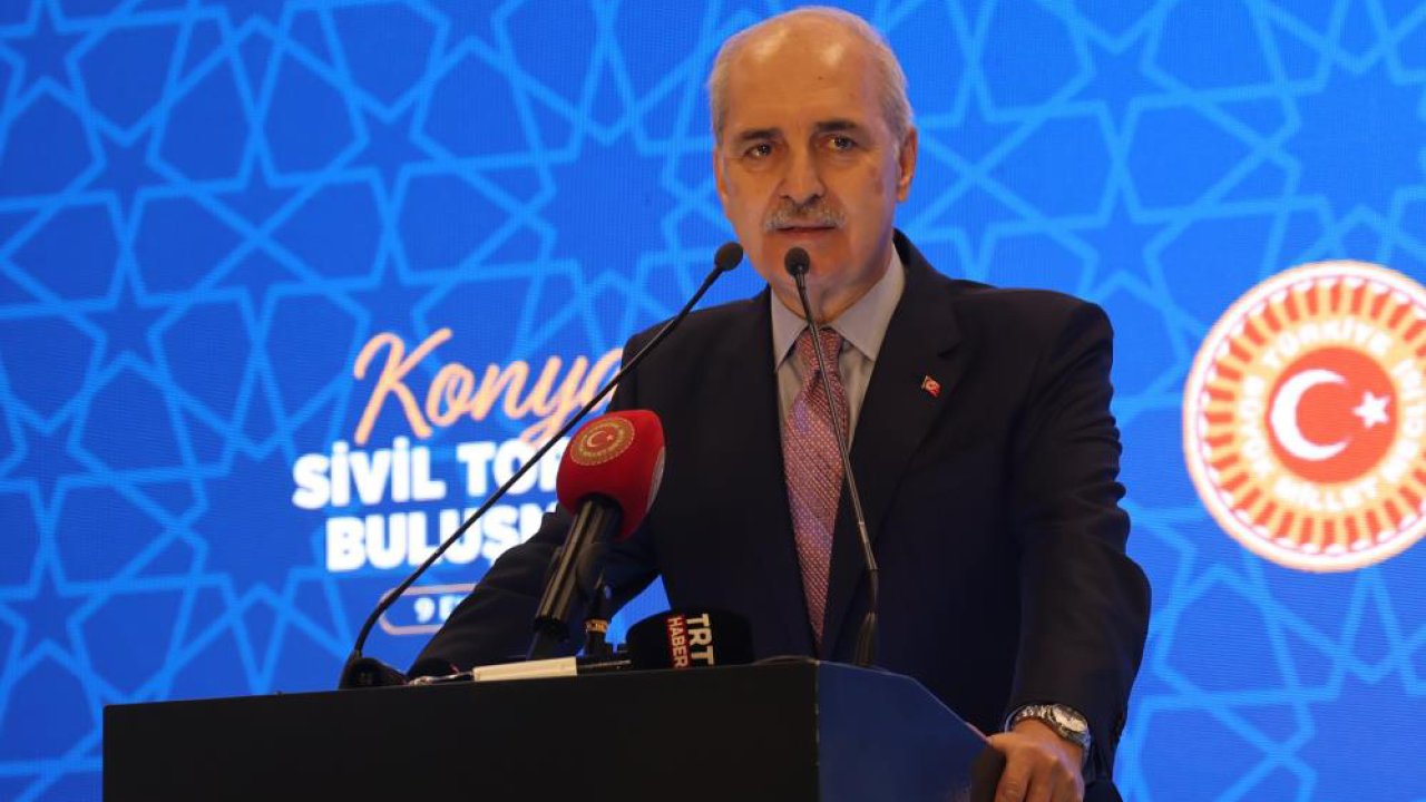 Numan Kurtulmuş’tan Konya’da Filistin mesajı: Destek sürecek!