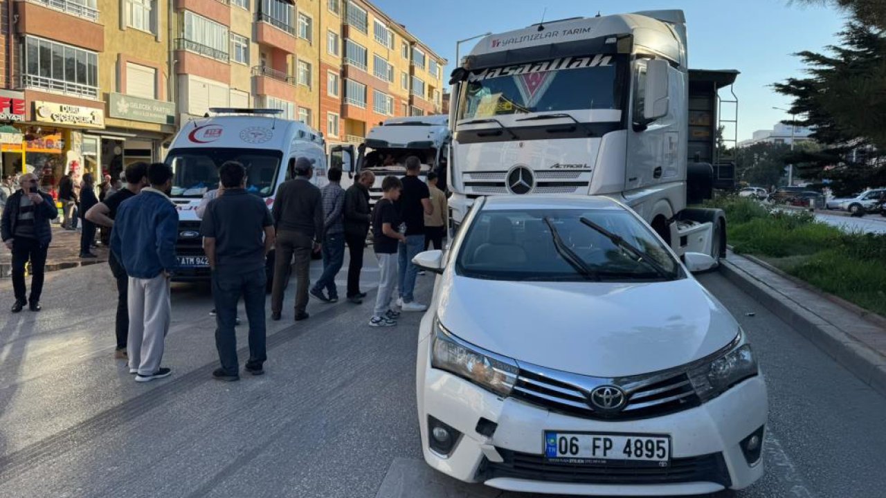 Konya’da korkutan kaza: Sürücü araçta sıkıştı
