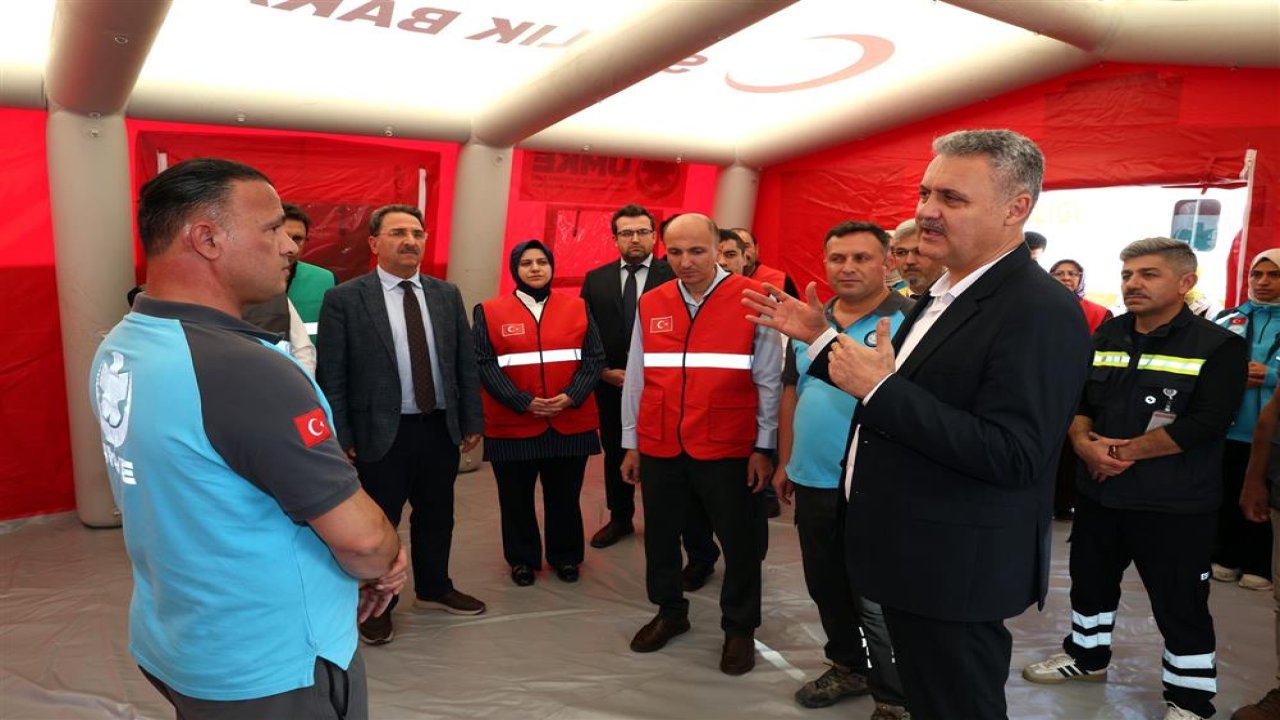 Konya’da Deprem Tatbikatı! Meram Devlet Hastanesi Afet Hastanesine Dönüştü