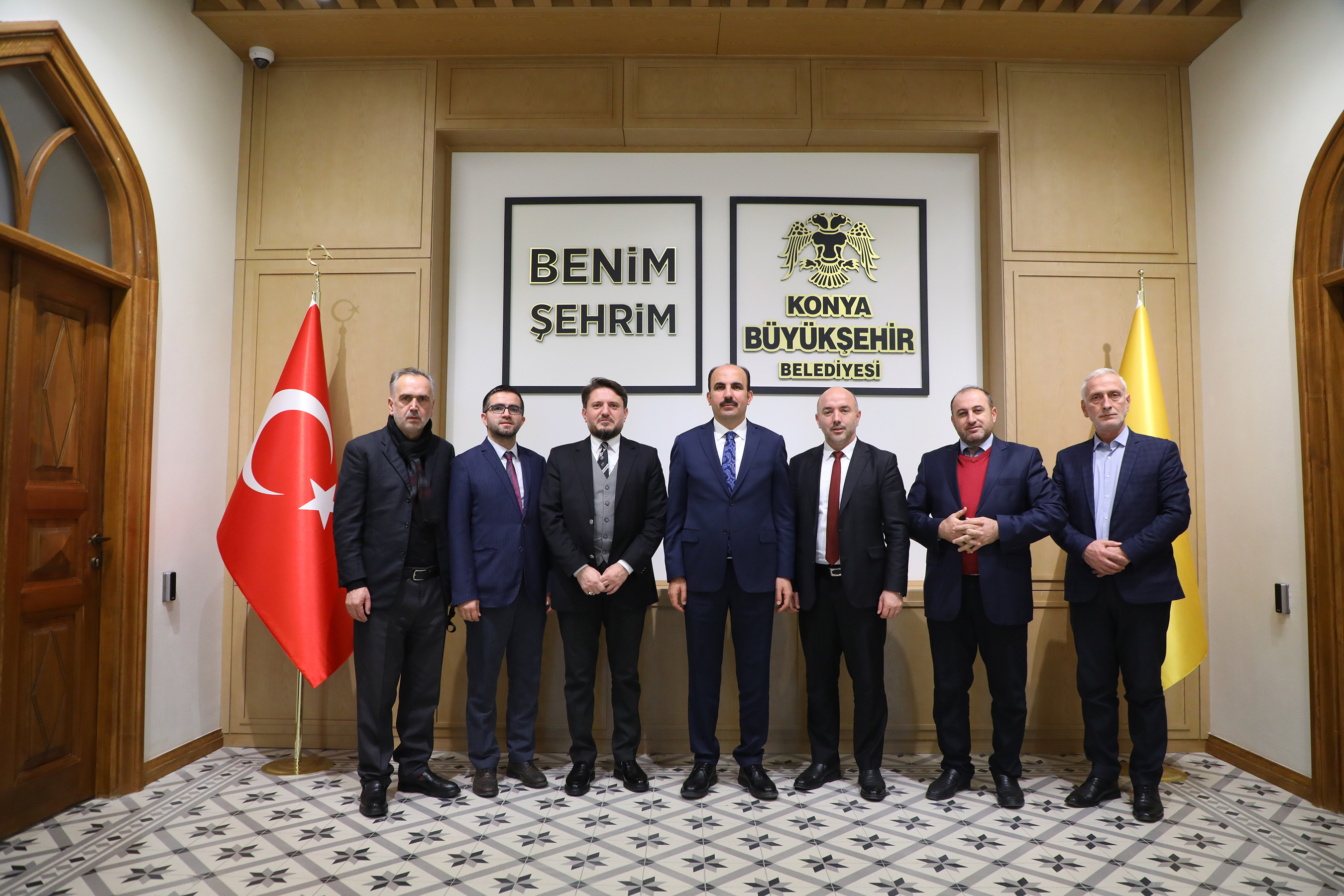 Kosova İslam Birliği Heyeti Başkan Altay’ı Ziyaret Etti