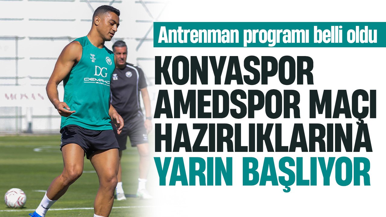 Konyaspor, Amedspor maçı hazırlıklarına başlıyor