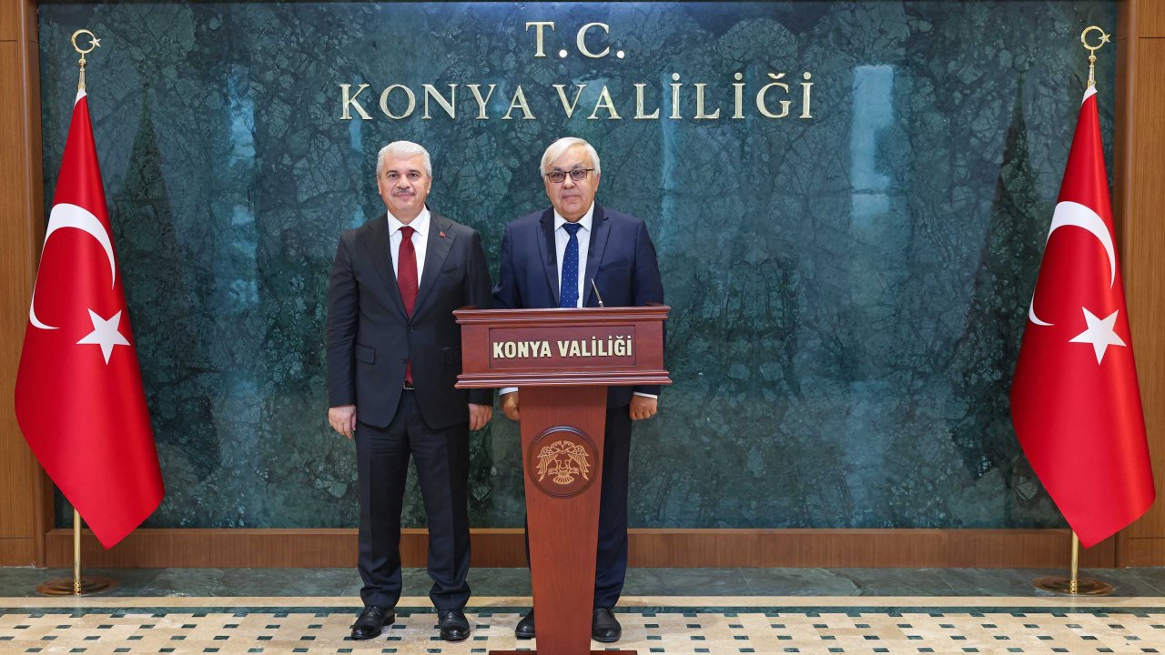 Rusya Büyükelçisi Sergey Vershinin’den Konya Valisi İbrahim Akın’a ziyaret