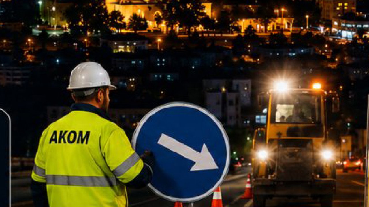 Konya’da gece mesaisi: 3 caddede çalışma var, sürücüler dikkat!