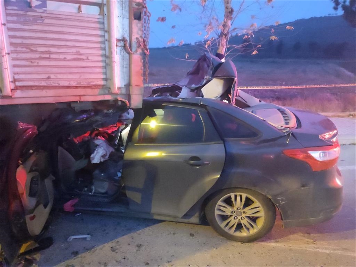 Konya'da trafik kazasında 2 kişi yaralandı