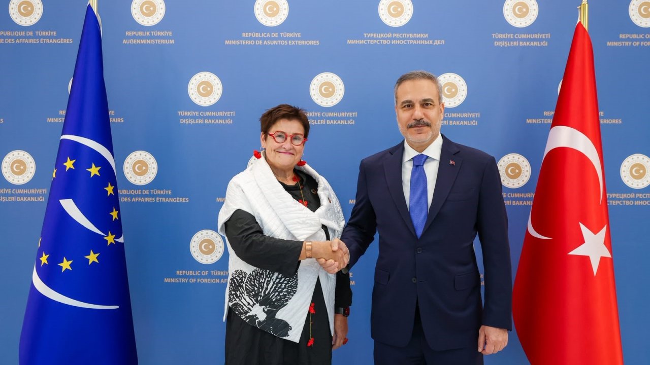 Bakan Fidan  Avrupa Konseyi Parlamenter Meclisi Başkanı Petra Bayr ile görüştü