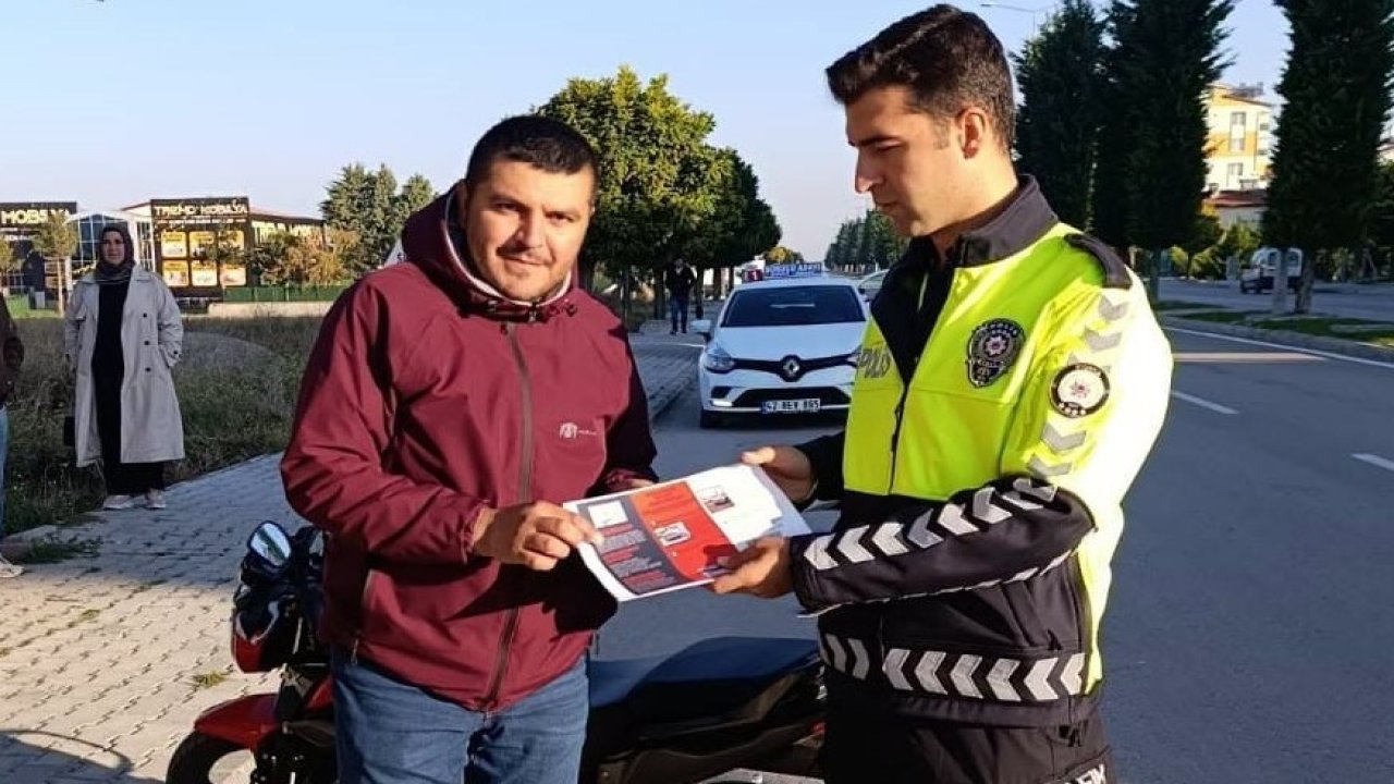 Konya Beyşehir'de "Trafikte Beni Görün" farkındalığı