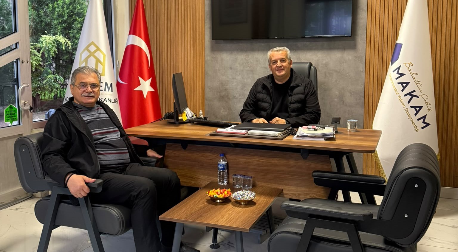Mustafa Çağlayan'dan Makam Emlak'a Anlamlı Ziyaret