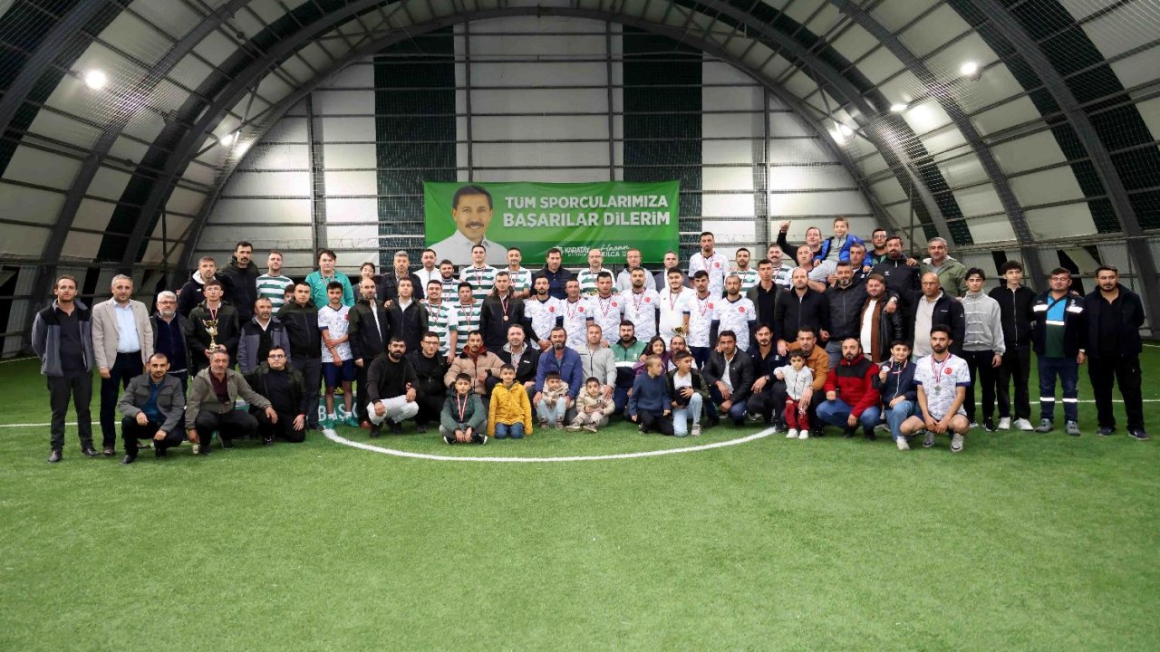 Konya Karatay Belediyesi’nde Futbol Heyecanı Sona Erdi! Turnuvada Dostluk Kazandı