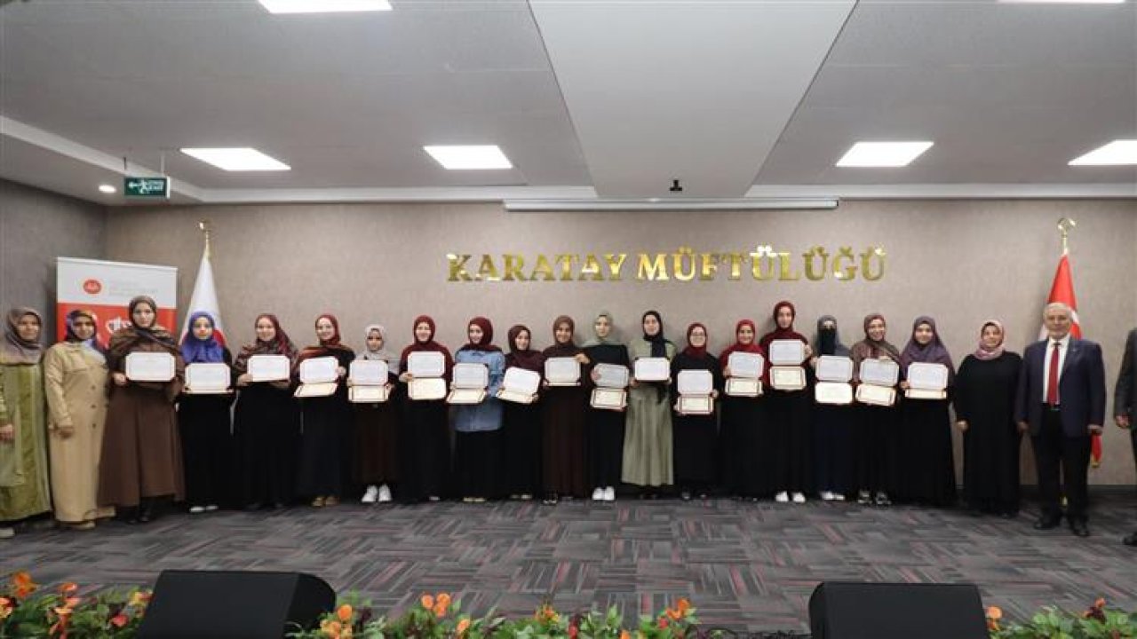 Konya Karatay’da Hafızlık Gururu! 155 Öğrenci Belgelerini Aldı