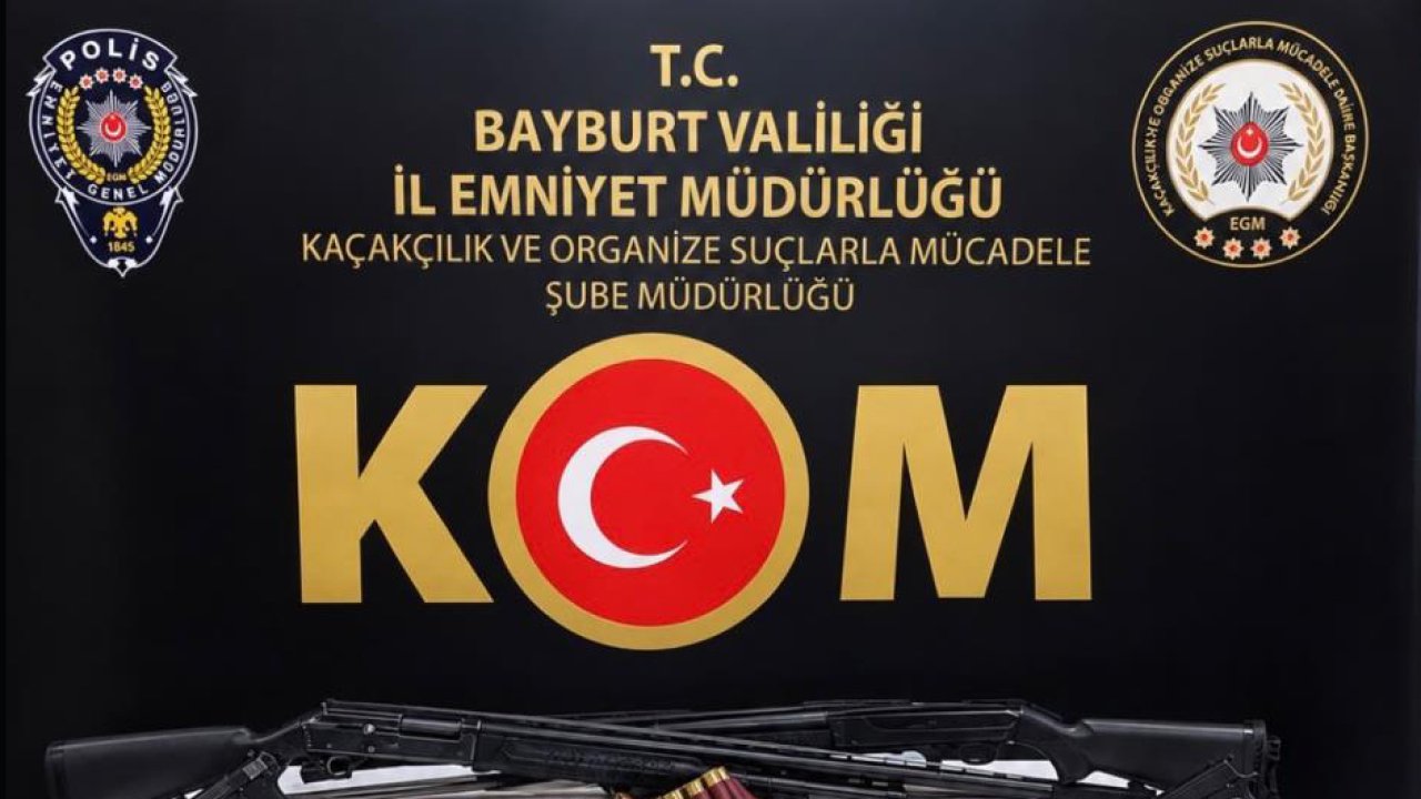 Bayburt ve Konya’da silah ticareti baskını: 1 şüpheli tutuklandı