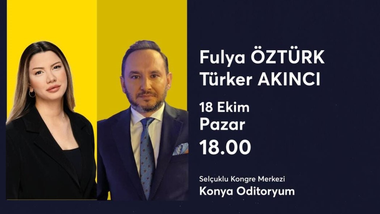Fulya Öztürk ve Coşkun Başbuğ Konya Kitap Günleri'nde