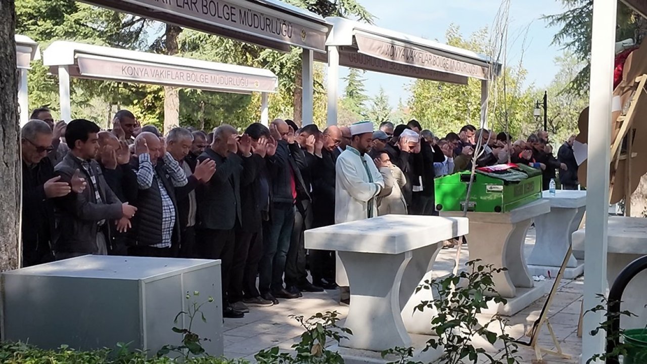 Konya'da tüfekle öldürülen İbrahim Aktaş son yolculuğuna uğurlandı