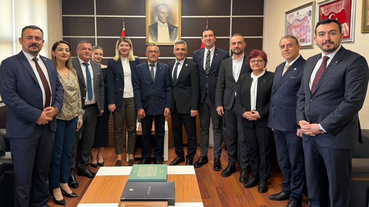 CHP Konya'dan Konya Baro Başkanı Unkur'a hayırlı olsun ziyareti
