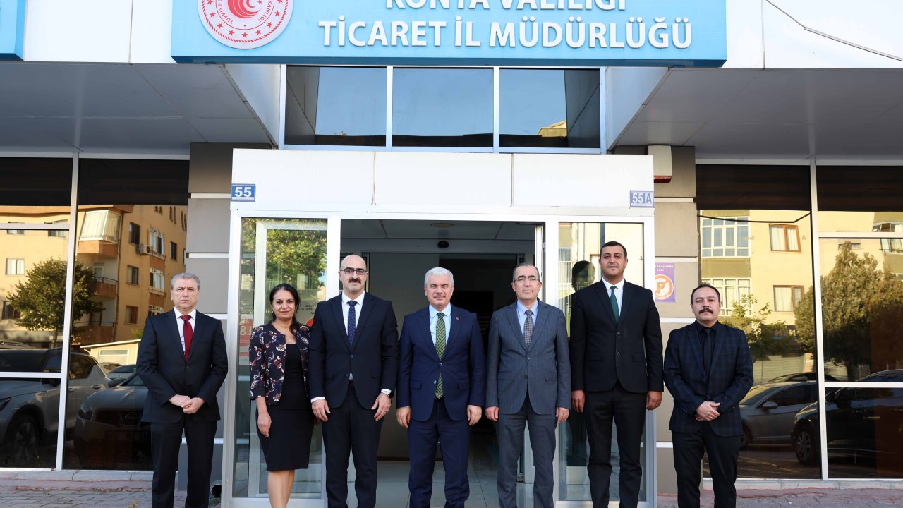 Konya Valisi İbrahim Akın’dan Ticaret İl Müdürlüğüne ziyaret!