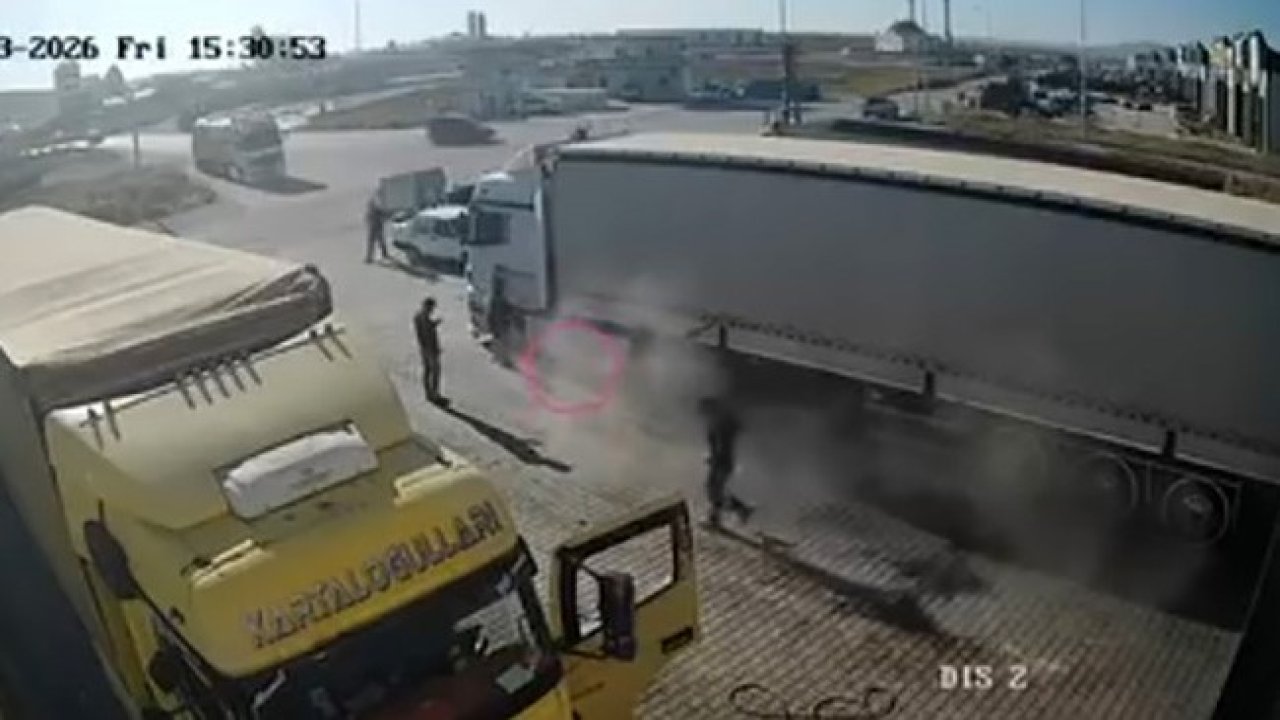 Konya'da tır tamirinde korkutan patlama: Facianın eşiğinden döndü
