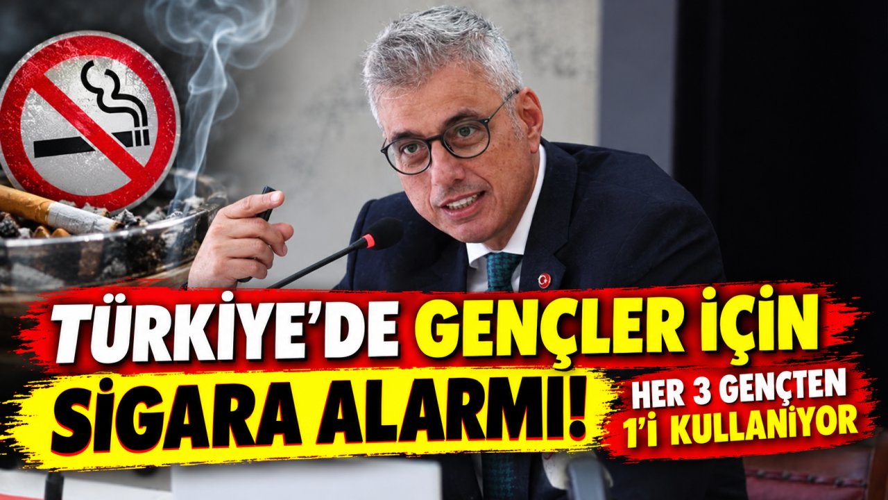 Türkiye’de gençler için sigara alarmı! Her 3 gençten 1’i kullanıyor