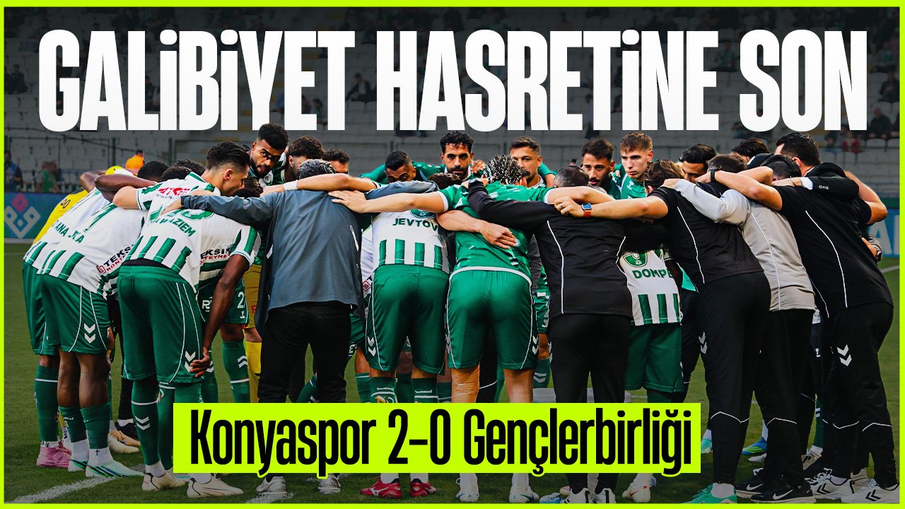 Konyaspor stoperiyle kazandı: Haftalar sonra 3 puan sevinci