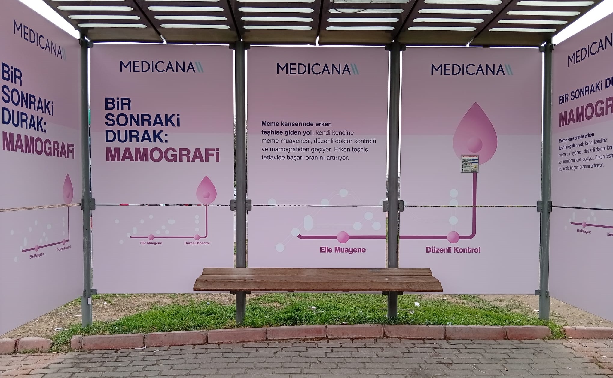 Konya’da duraklar bu kez hayat için konuşuyor: "Bir Sonraki Durak Mamografi"