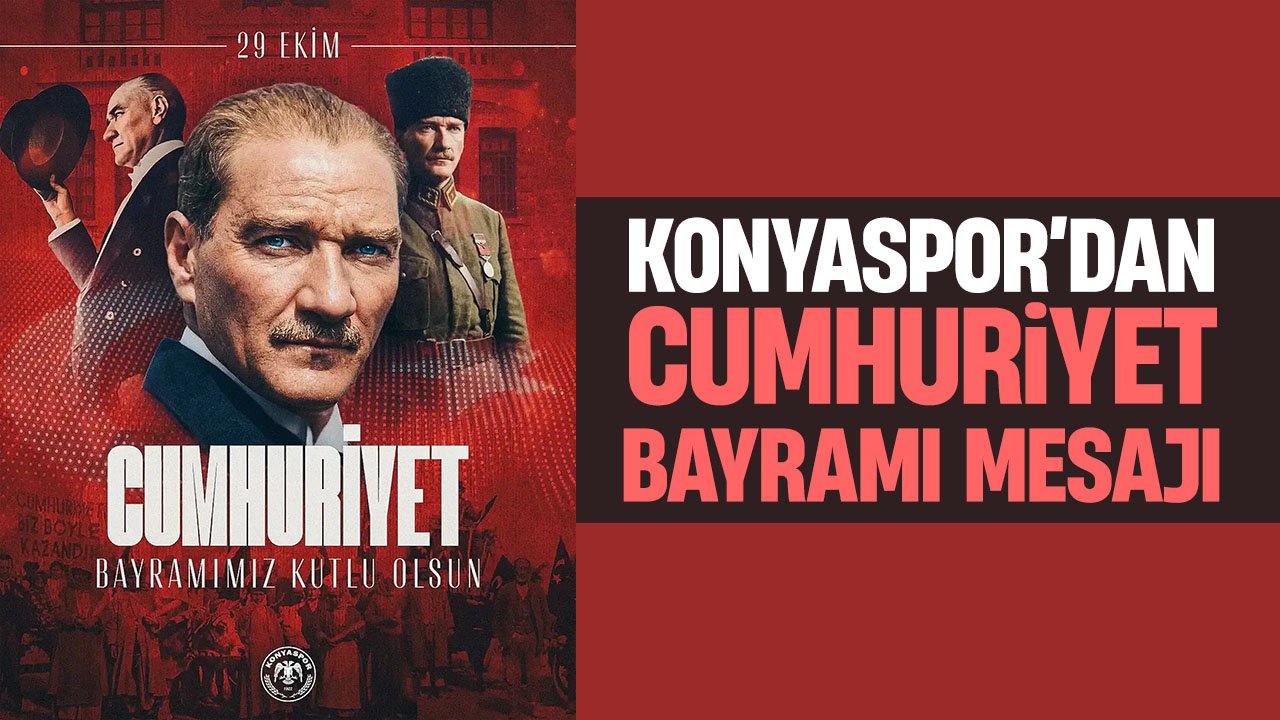 Konyaspor Kulübü 29 Ekim Cumhuriyet Bayramı'nı kutladı