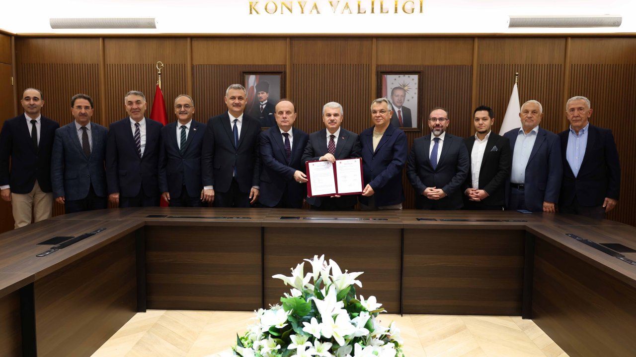 Konya Şehir Hastanesi’ne yeni cami yapılıyor! Vali İbrahim Akın’ın katılımıyla protokol imzalandı!