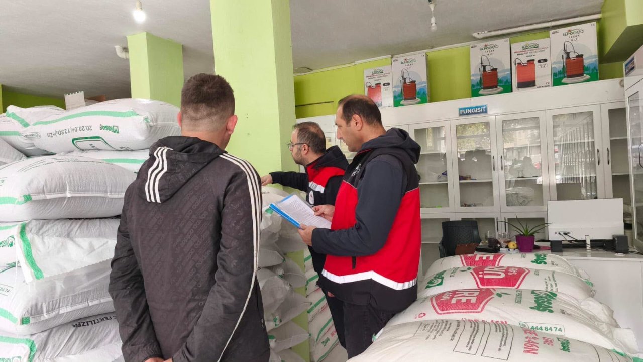 Konya Beyşehir’de gübre bayilerine sıkı denetim!